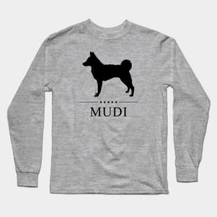 Mudi Black Silhouette Long Sleeve T-Shirt